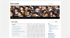 Desktop Screenshot of cumlaude.org